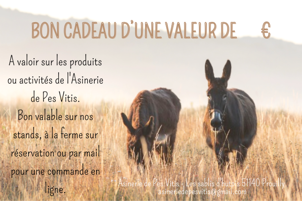 Carte-cadeau Asinerie de Pes Vitis