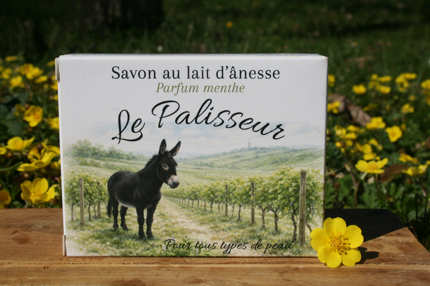 LE PALISSEUR: Savon au lait d'ânesse parfum Menthe