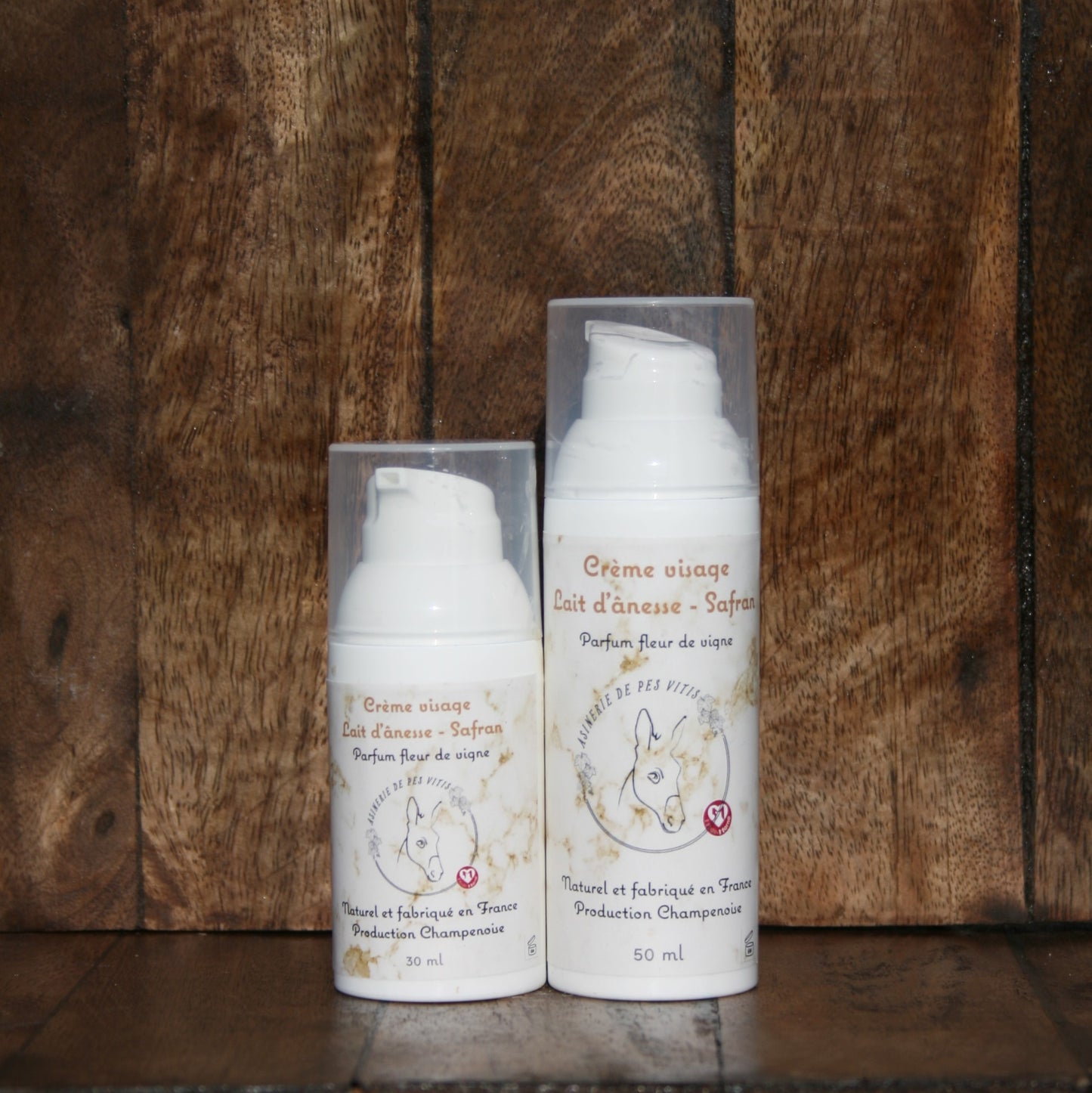 Crème visage au lait d'ânesse et au safran