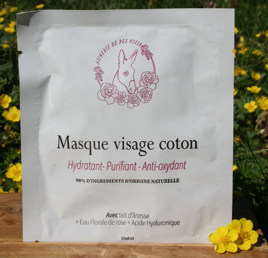 Masque hydratant au lait d'ânesse
