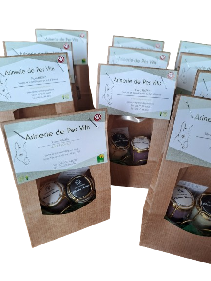 Coffret de 2 savons bouchon de Champagne avec muselet personnalisable